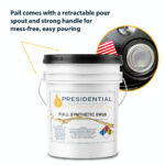 Full synthetic 0w20 pail pour spout