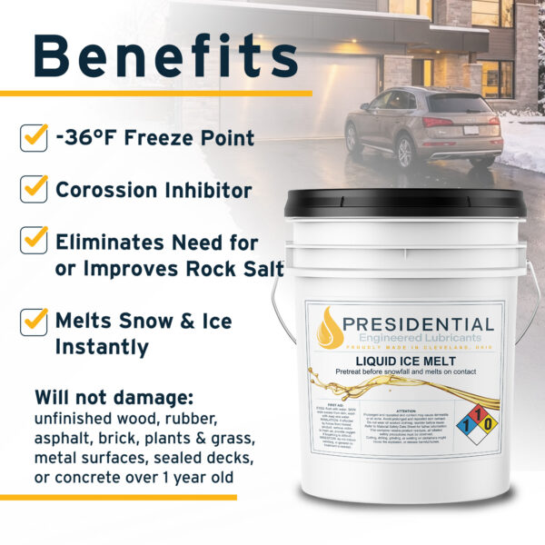 An Image of the benefits of Liquid Ice Melt