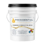 Image of a 5 gallon pail of hydraulic 22